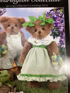 BEARINGTON BEAR COLLECTORS BOOK SPRING 2010 - Picture 1 of 1