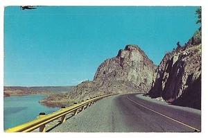 New GRAND COULEE DAM HIGHWAY Lake Roosevelt River WASHINGTON Postcard WA - Bild 1 von 2