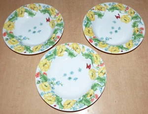 TAITU italy Papaveri 3 Suppenteller tiefe Teller 21 cm Blumen Taitü NEU - Bild 1 von 3