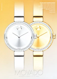 MOVADO WATCH MAGAZINE promo ad #32 2015 "NON UN OROLOGIO" - Foto 1 di 2