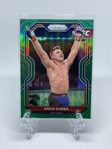 DREW DOBER #22 2021 UFC PRIZM GREEN PRIZM