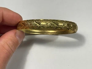 Bijoux Ancien Jonc Doré (L40) - Picture 1 of 4