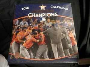 Vintage Calendar Astros 2018 Wall Calendar world series champions 2017 - Picture 1 of 1