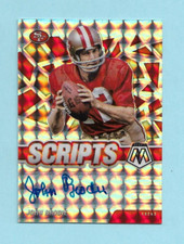 2021 John Brodie Panini Mosaic Scripts Prizm AUTO Card!