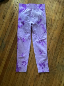 OXL Mujer Cintura Alta 7/8 Longitud Tie-Dye Yoga Leggings LAVANDA Y PÚRPURA talla pequeña - Imagen 1 de 8