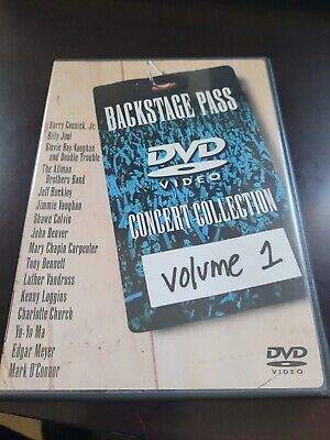 Backstage Pass Concert Collection Vol 1  Dvd • 3.99£
