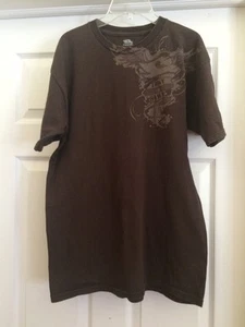 Tolles braunes Herren T-Shirt Falken in Größe M - Bild 1 von 2