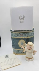 Lenox Angel Nativity Figurine Away In A Manger Collection Vintage Boxed 4" H - Picture 1 of 9