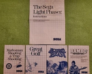 Lot of 5 Sega Master System Manuals - Picture 1 of 2