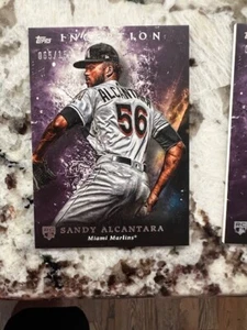 2018 TOPPS INCEPTION PURPLE PARALLEL RC CARD /150 MIAMI MARLINS SANDY ALCANTARA - Picture 1 of 1
