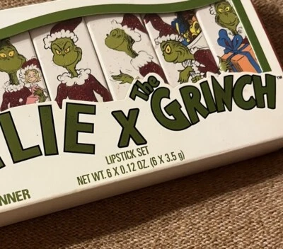 NEW Kylie Jenner COSMETICs The Grinch Complete Lipstick Set Of 6 - FREE SHIPPING - Image 1 of 4