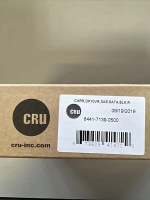 CRU DataPort 10 - storage drive carrier (Caddy) 8441-7139-0500 - Image 1 of 3