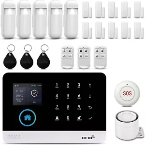 Smart WiFi Home Alarmanlage 24-teiliges Set mit App Alert & Alexa - ohne Gebühren - Neu in OVP - Bild 1 von 7