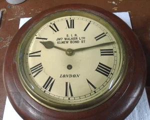 Antico-Inglese-Mini-Orologio Quadrante Fusibile-Quadrante 7"-Ca.1890-Da Restaurare-#B275 - Foto 1 di 8