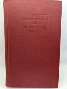 Book of Worship for United States Forces 1974 Hymns Military Chaplain Christian  - Imagen 1 de 3