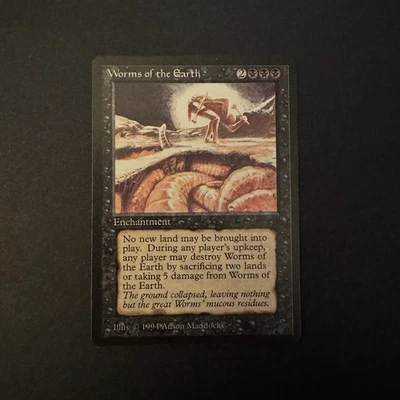 Worms of the Earth The Dark NM+ NEVER PLAYED  MTG Magic Gathering FAST SHIPPING - Image 1 of 2