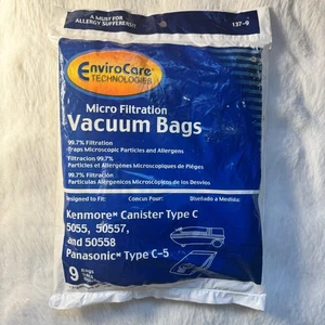 EnviroCare Typ C Kenmore oder Panasonic Mikrofilter Staubsaugerbeutel - Bild 1 von 4