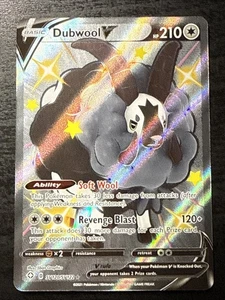 Juego de cartas coleccionables Pokémon Dubwool V Shining Fates SV120/SV122 Holo Shiny Holo raro - Imagen 1 de 2