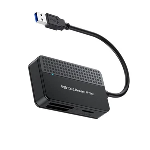 New USB 3.0 4 in 1 Hub Adapter Multi Slot Memory Card Reader For SD/SDHC/SDXC - Picture 1 of 13