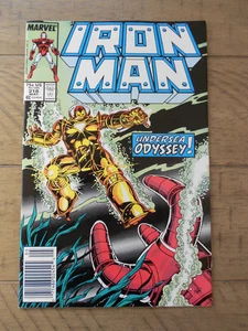 IRON MAN #218 Marvel Comics Original 1st Series 1980's VF/VF+ nice book! - Picture 1 of 3