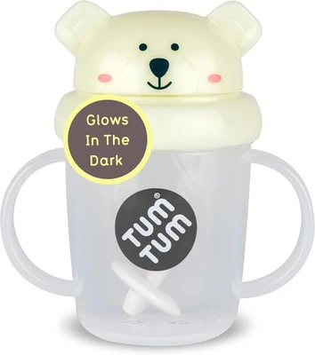 TUM TUM TUM Tippy Up Free Flow Sippy Cup (No Valve), Pete Polar Bear