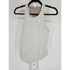 Lululemon Womens Sz 6 Final Lap Fitted Tank Top White - Picture 1 of 3