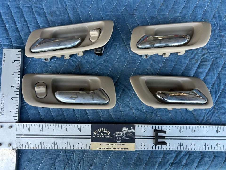 1998-2002 Honda Accord Sedan conjunto de alavanca de maçaneta de porta interior com trava OEM #2009CN - Imagem 1 de 4