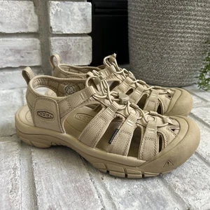 Keen Newport H2 Water Hiking River Beach Sandals Womens 8.5 39 Monochrome Beige - Picture 1 of 14