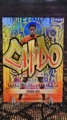 Tarjeta de arte 1/1 Ian McKesson 2024-25 Topps cromada UCC Chido Obi Wonderkids radiocontrol Foto 1 de 2