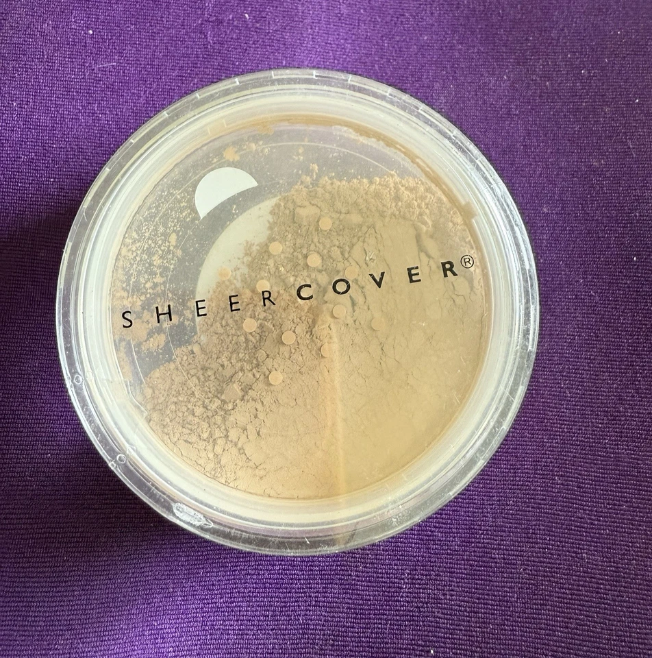 SHEER COVER  Mineral Foundation ALMOND 4g/0.14 oz. Factory Sealed. Please Read ! - Image 1 of 2