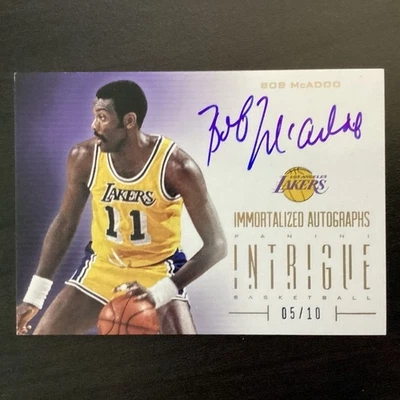 2012-13 Panini Intrigue - Immortalized Autographs Bob McAdoo #26 /10 (AU) - Image 1 of 4
