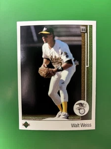 1989 Upper Deck Walt Weiss AW Oakland Athletics #660 - Picture 1 of 2