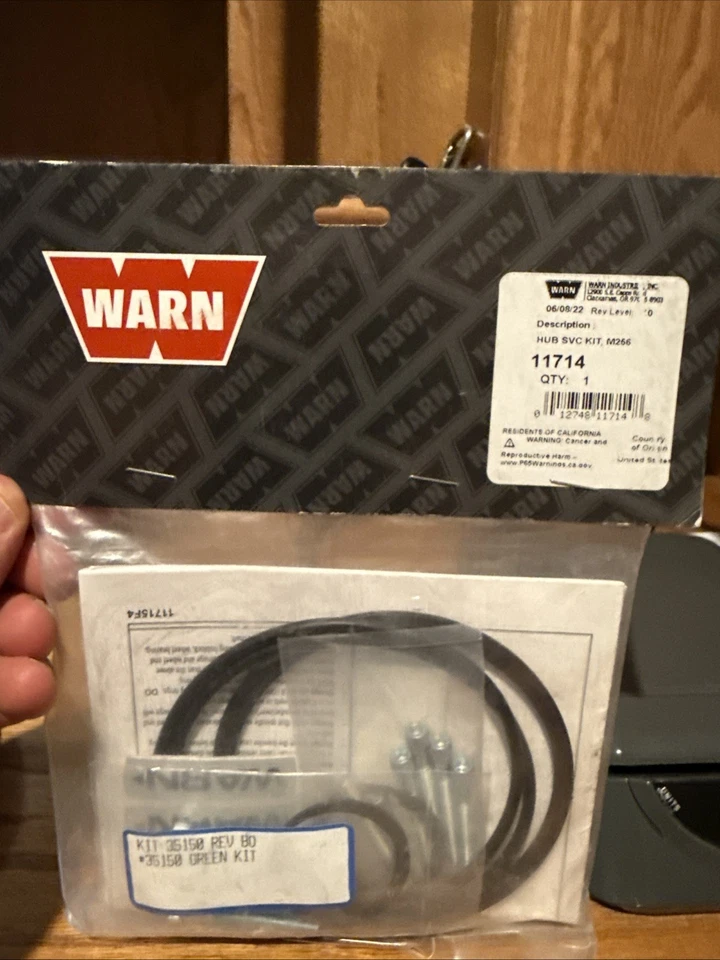 Kit de junta de serviço de reparo renovação cubo de bloqueio WARN 11714 4WD Jeep IH 11690 38826 - Imagem 1 de 1