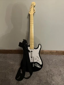 Harmonix Wireless PS3 Rock Band Stratocaster Fender Guitar With Dongle - Picture 1 of 2