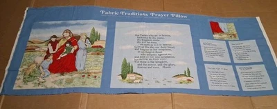 Almohada de Oración Tela de Algodón Tradiciones Panel 44" X 17" Almohada Versículos de las Escrituras  Foto 1 de 4