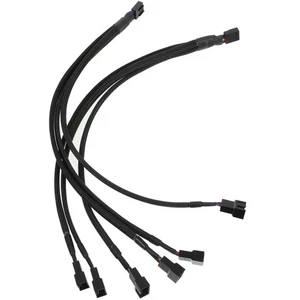 2 Pcs CPU -Adapterkabel Splitter Für Gehäuselüfter PWM-Lüfter-Splitterkabel - Afbeelding 1 van 12