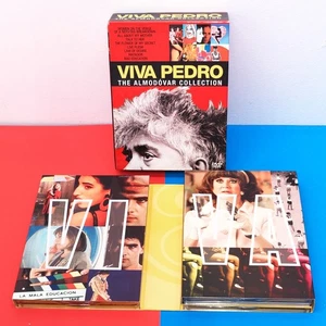 Viva Pedro Almodovar Collection DVD Box Set Talk to Her Law of Desire Live Flesh - Imagen 1 de 14