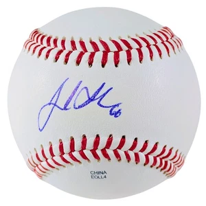 Josh Sborz Signed Rawlings Baseball Texas Rangers 2023 WS Proof COA MLB Auto - Picture 1 of 8