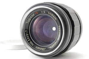 [Exc+5] Tokyo Kogaku Topcor S 5cm 50mm f2 black leica L39 LTM Lens Japan - Picture 1 of 24