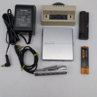 SHARP MD-ST600-S Portable MD Player Tested Playback with Remote Included - Image 1 of 4
