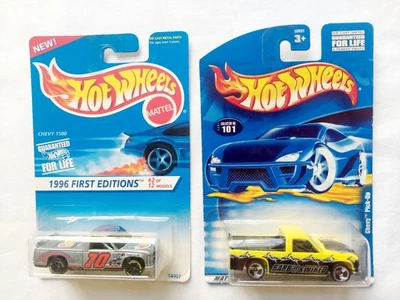 Camioneta Chevy 1500, BARBid y WiRed Hot Wheels primeras ediciones  Foto 1 de 3
