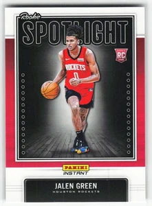2021-22 Panini Instant Rookie Spotlight Jalen Green RC #RS-2 /245 Houston - Picture 1 of 2