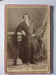 UOMO D'AFFARI Fotografia formato Gabinetto seconda metà 800 - - Foto 1 di 13
