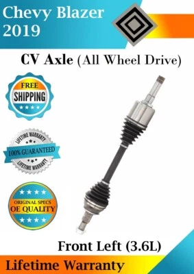 New OE Front Left CV Axle For 2019 Chevy Blazer 3.6L 4X4 Lifetime Warranty - Изображение 1 из 4