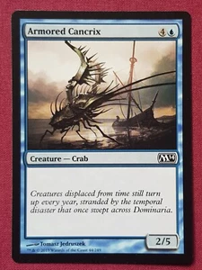 Magic The Gathering 2014 CORE SET M14 ARMORED CANCRIX blue card MTG - Picture 1 of 2