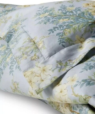 LAUREN RALPH LAUREN Sadie Floral 3-Pc. Comforter Set Full/Queen $300 Cotton Blue - Image 1 of 4