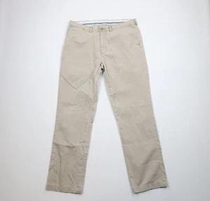 Vintage Ralph Lauren Mens 38x34 Faded Classic Fit Wide Leg Chino Pants Beige - Picture 1 of 12