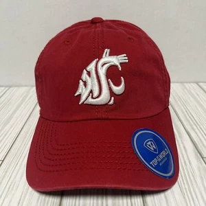 Washington State Cougars Hat Cap Strap Back Adjustable Mens Embroidered TOW - Picture 1 of 6