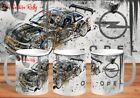 Produktbild - Opel Calibra Rally 16V V6 Turbo 4x4 Schrauber Tasse Kaffeetasse MUG Becher