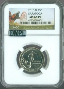 Cuarto Saratoga 2015-D NGC MS66 MAC calidad DMPL  - Imagen 1 de 2